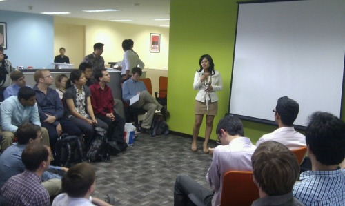 Presenting about #Startuplokal and Indonesia startup community scene