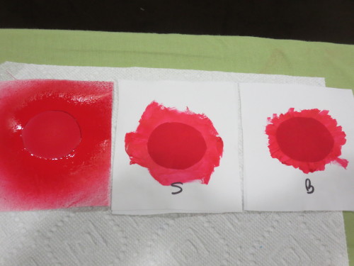 caffeinatedcrafting: Fabric Painting Tutorial &amp; Comparison (alt title Unintentionally making