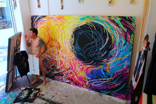 acrylicalchemy:  Astranomelly Time-Lapse Watch the Video HERE