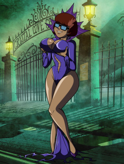 grimphantom:  Commission: Halloween Velma Frankencreepy by grimphantom Hey guys, Well the time has come to show my “Halloween Pinups 2014”. Commission done by :iconcatsprin: who wanted to see Velma in her Frankencreepy outfit but a bit more revealing.