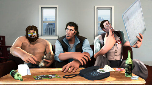 thisgirlgames:   Team Fortress 2/Movie Crossovers  // By P0nyStark. 