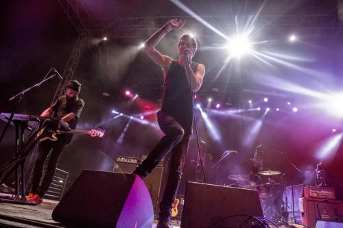 #tbt The Blood Brothers, FYF Fest 2014. Jordan and Cody’s (from Blood Brothers) other band, He