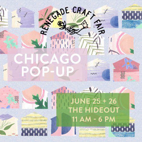 Hello Chicago pals!  I will be selling my art/schvitzing at the Renegade Chicago Pop-Up this weekend