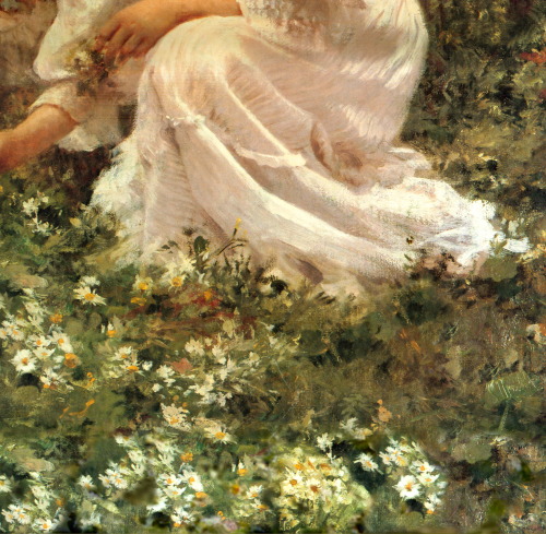 the-garden-of-delights:“Picking Wild Flowers” (also known as “Picking Daisies&rdqu