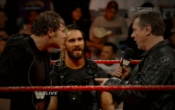 dreamcreateinspire:  wrestling-giffer:  Seth has a crush~  Seth, I think you’re