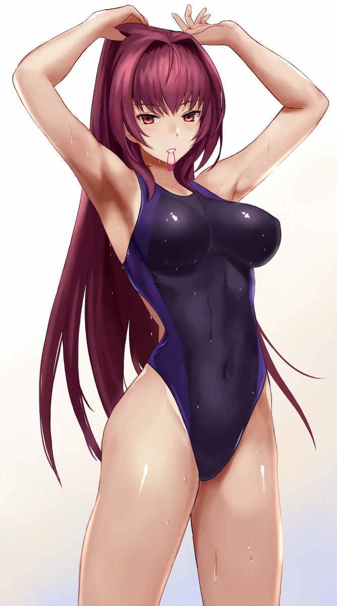 caskitsune:  師匠の水着 | じるす※Permission was granted by the artist to