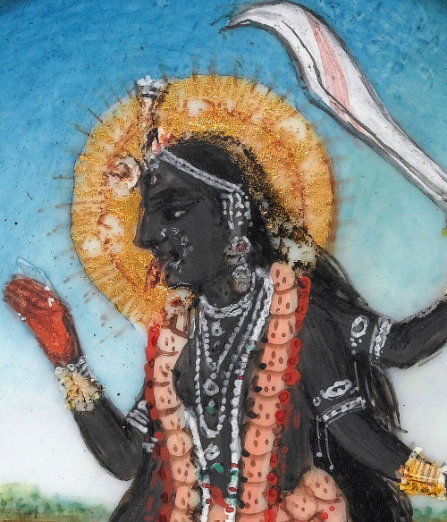 signorformica: Kālī, nemesis and annihilator goddess of the evil forces in the world. India ~ 19th c