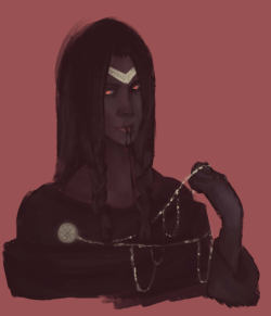 Request for sassygayusa with color palette 13.They requested I draw a dark elf.