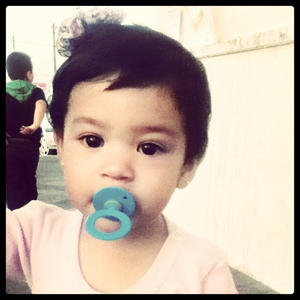Hermosa con su nuevo corte :D #bebe  (en Villas de la hacienda)