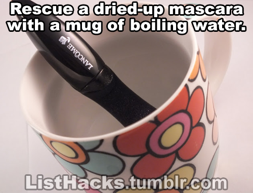 lissiegirlygirl: halbbluthobbit: listhacks: Beauty Hacks Every Make-Up Wearer Should Know - If you l