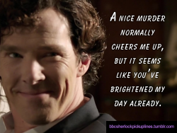 â€œA nice murder normally cheers me up,