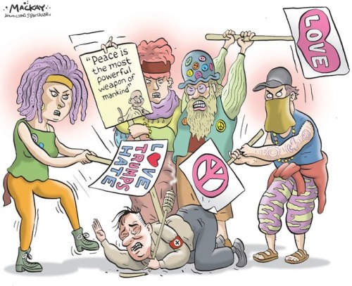 magicalgirlmindcrank: agoodcartoon: fuck yeah imagine portraying people beating up a Nazi as a bad 