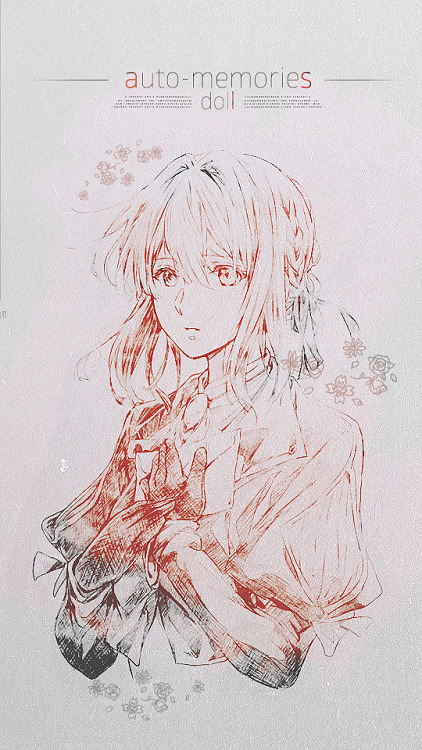 jetzui - Violet evergarden - Iphone Wallpapers↳ Requested by - Anon...