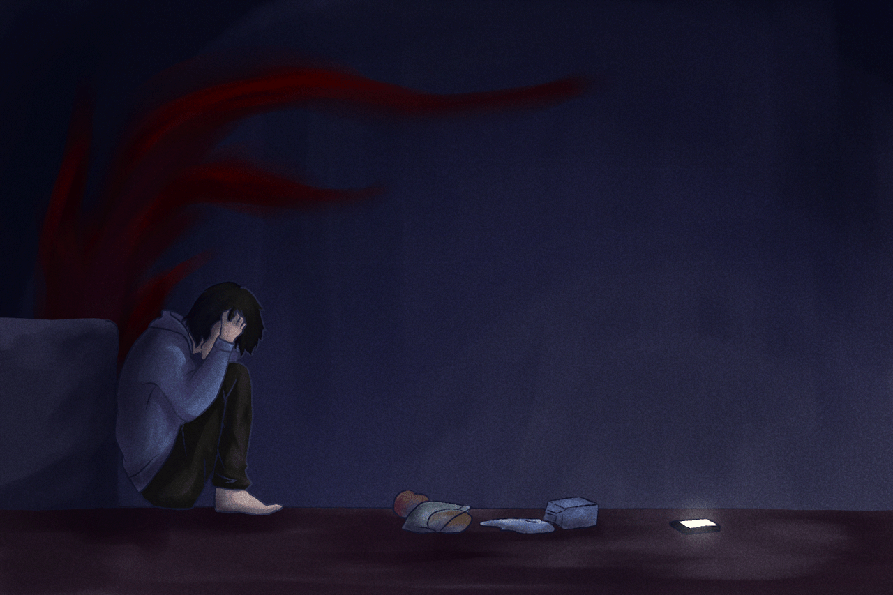lusethxii:  Tokyo ghoul week: Day 2 - Moon (Anxiety, insecurity) Where Kaneki was