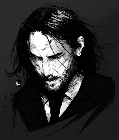 an-accidental-memory - keanu has such a LOOK as john wick