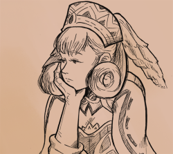 Dekoart:  More Melia And An Attempt At Practicing Drawing Scenery (Emphasis On “Attempt”