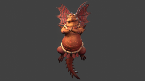 Spyro Reignited Trilogy - Magnus (details, Flat Shaded) |more Renders Full Size 