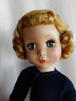 hazedolly: Vintage hard plastic “Maggie Teenager” doll by Madame Alexander, circa 1940s / 1950s  Photo source: Gandtiques  