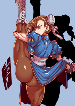 ladychunli68:  Chun-Li by 月わに