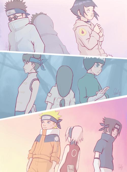 The chunin exam teams