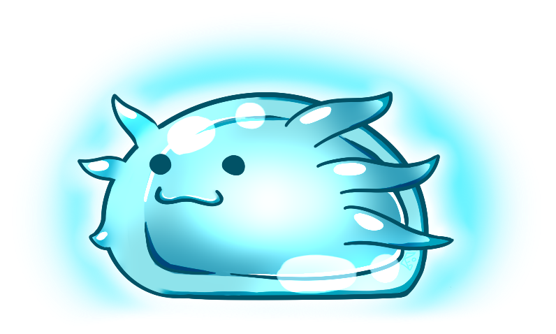 LifeOfLights Art — Axolotl slime for my new friendo @SweetAxolotl who