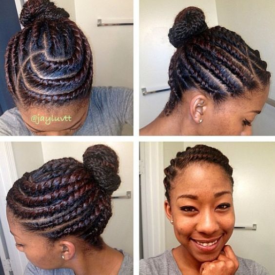 naturalhairqueens:  such a cute protective style! such a cute girl!