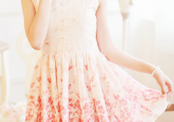 oxygenic: ladylike floral dress 