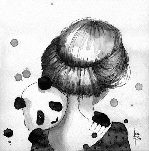 Sex boredpanda:    Panda & Maiden Ink Illustrations: pictures