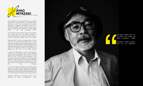 kougmi: Hayao Miyazaki + Magazine Design (click for higher res.)