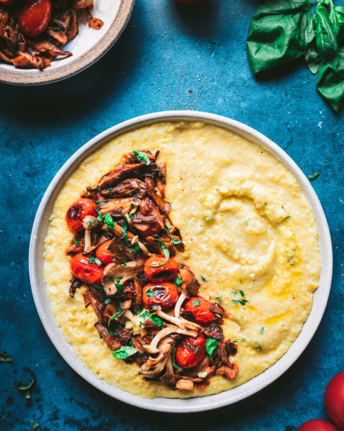 Vegan Creamy Polenta Round UpVegan Creamy Polenta & Red Wine Mushrooms (GF)Creamy Polenta With S