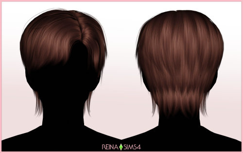 REINA_TS4_ LEAN HAIR_V2 ✔ TERMS OF USE !* New mesh / All LOD* No Re-colors without permission* Do no