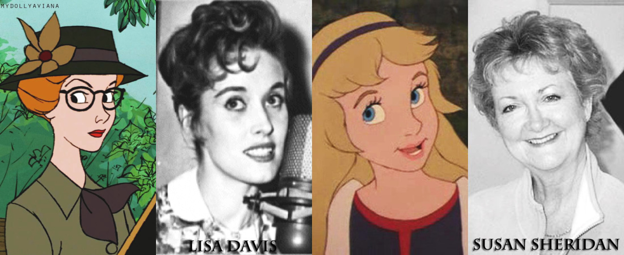 mydollyaviana:  Disney heroines &amp; their voice actresses (singing voices &amp;