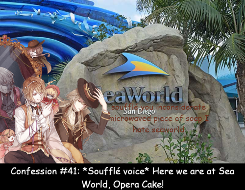 Anon confessed: *Soufflé voice* Here we are at Sea World, Opera Cake! #Food Fantasy#FF Souffle #FF Opera Cake #dirtyfoodfantasyconfessions