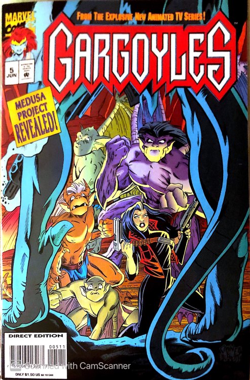 ashleywritesstuff: Scans from Marvel Comics Gargoyles #5, June 1995. 