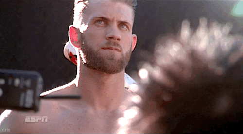 gfbaseball:  ESPN The Magazine’s 2015 Body Issue: Bryce Harper 