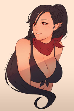 koyoriin:  Felt like doing a bit of a self-indulgent portrait of Hilda for my birthday…!http://twitter.com/koyoriin http://patreon.com/koyorinhttp://instagram.com/koyori_nhttp://www.pixiv.net/member.php?id=12576068