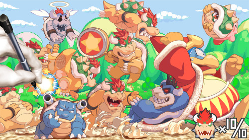 latanieredecyberwolf:  Bowser Concept  by Masa Bowser 