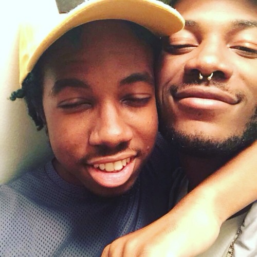 dicksandwhiches:  1mvu:  #blackout 💕💕  My bae and I 💞😍😘