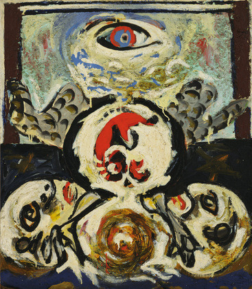 artist-pollock: Bird, 1941, Jackson Pollock Medium: oil,canvas