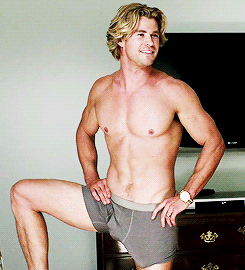   Chris Hemsworth in Vacation  - He totally came in here to show off his six-pack.  