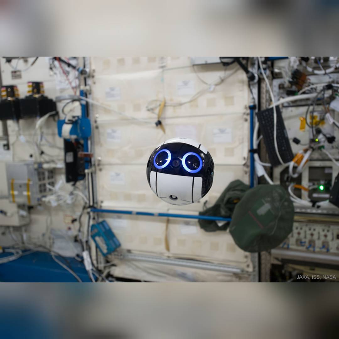 Int-Ball Drone Activated on the Space Station #nasa #apod #jaxa #iss #japan #internationalspacestation