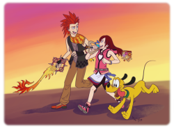 lynxgriffin:I don’t care if it’s just for a small tutorial bit, I just want at least one section in KH3 where we can get these three as a playable party. 