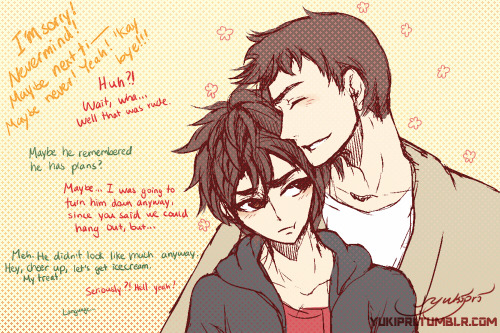 yukipri:  I don’t know how Tada-nii would react to Hiro dating, because Hiro has never dated.  Huh.  Wonder why. ~~ (little note, I’m not an ask blog and I usually don’t take requests either >.<  This was just a cute ask I had sitting in