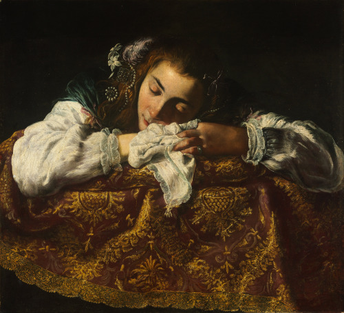 Sleeping Girl, Domenico Fetti, 1620-22