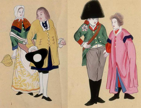 medievalpoc:  eastiseverywhere:  Illustrations from a Guide to the World:Portugal/BrazilEngland/RussiaNetherlands/SpainTurkey/ItalyAfrica/SiamJapan