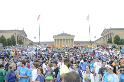 outofthedarknesswalks:  Photos from the 2013 Philadelphia Out of the Darkness Walk. Learn more at http://afsp.donordrive.com/event/philadelphia