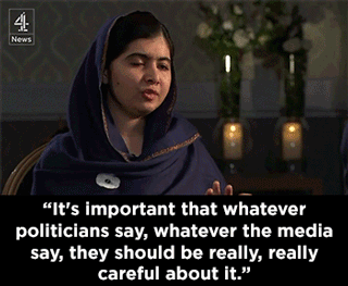 mediamattersforamerica:  Malala always knows what needs to be said. 
