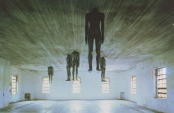 shoulderblades:  learning to think, anthony gormley, 1991 