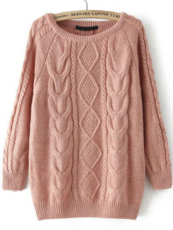 sense-and-fashion:  Pink Sweater   OO1  