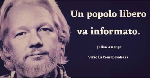 “Potete essere informati ed essere i vostri stessi governanti, oppure potete essere ignoranti e avere qualcun altro, che non è ignorante, a governarvi.”
Julian Assange
#assange #freeassange #julianassange...